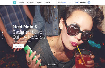 Motorola Website Design