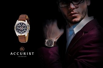Accurist Watch Press Advertisement