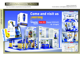 Exhibiton design and marketing collateral