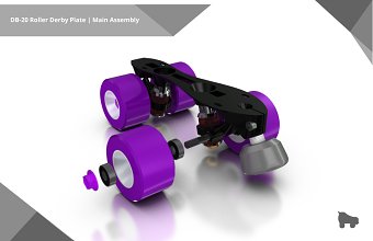 DB-20 Roller Derby Plate