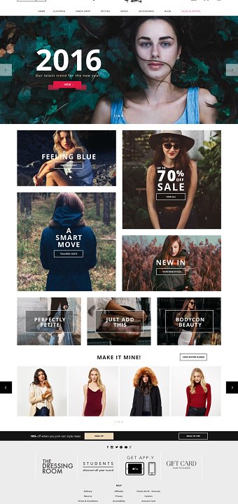 MISS SELFRIDGE WEB CONCEPT