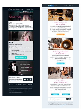Email designs