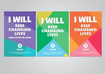 Oxfam I Will DM pack