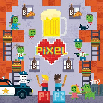 Pixel Love Art illustrations