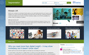 Segmentation Portal | Experian