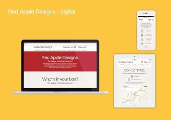 Red Apple Designs website
