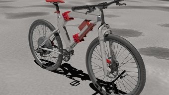 Electric folding bike concept