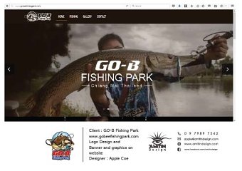 Fishing Website Slider Banners