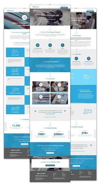 The Prospect Factory Website Design