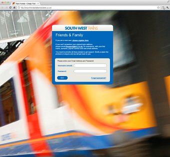 South West Trains Friends and Family