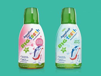 Aquafresh Big Teeth - Mouthwash Packaging