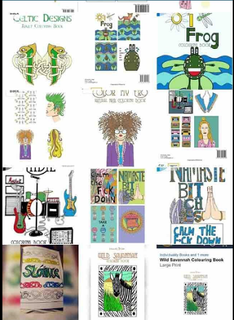 Colouring Books for Adults and Children