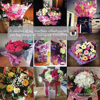 Selection of my Interflora designs