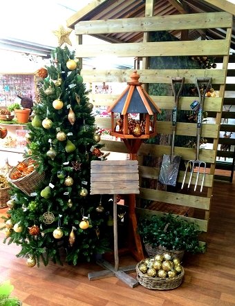 Christmas set up for a large garden & leisure retailer