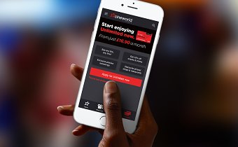 Cineworld app redesign