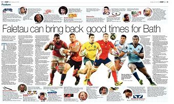 The Rugby Paper transfers page