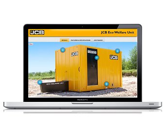 Microsite design & development for JCB