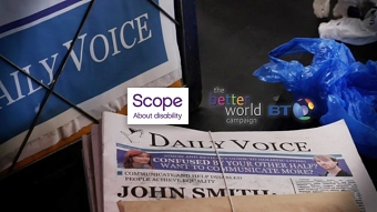 SCOPE / BT "NO VOICE NO CHOICE" CAMPAIGN