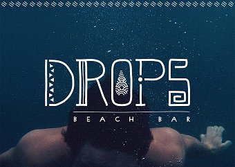 Branding for "Drops Beach Bar"
