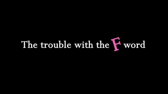 Official Trailer F Word Film