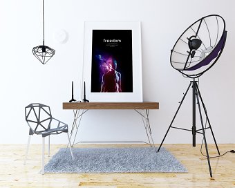 Poster design for Freedom Social Project.