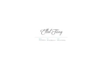 Elliot's Portfolio
