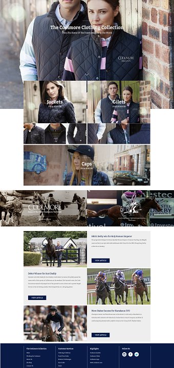 Coolmore Collection Responsive website