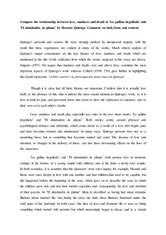 Quiroga final essay