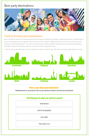 Best party destinations in Europe