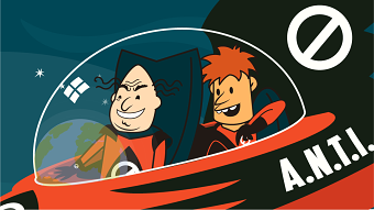 Bad Guys & Spaceships: Retro Futuristic Cartoon Style