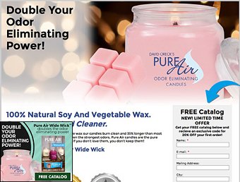 Marketing Campaign for Pure Air Odor Eliminating Candles