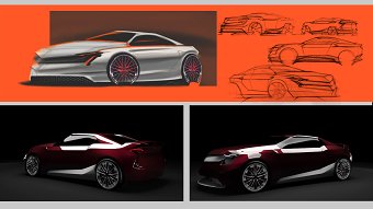 Coupe concept car