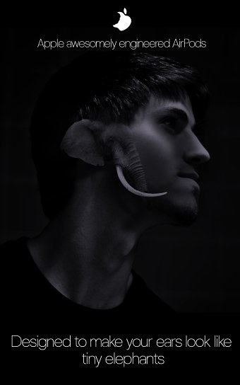 Having a little fun about the Apple AirPods