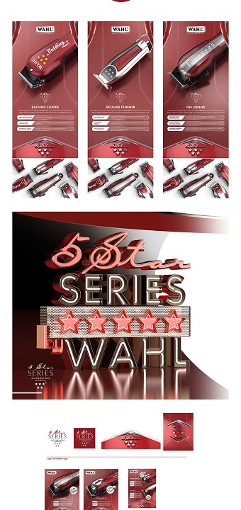 Wahl 5 Star Visual Identity
