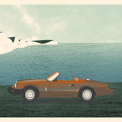 Making a Classic Car Postcard