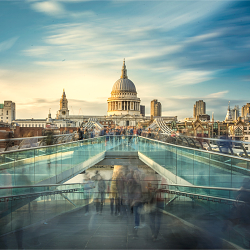 The Millennium Bridge, London