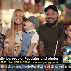 Guide Dogs new DRTV ad reveals inspirational ambitions of a  tattoo artist following sight loss