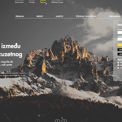 Raiffeisen Bank Premium Banking website