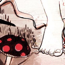 “ The pointe toes”