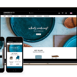 Curated Pieces, home decor retailer  - Brand and Product Design