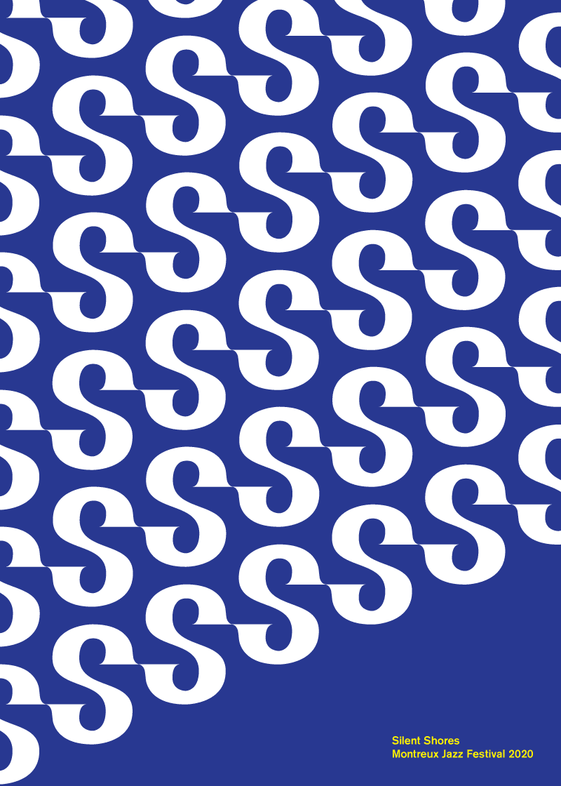 Silent Shores poster for Montreux Jazz Festival