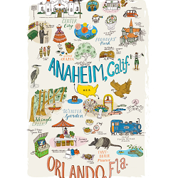 Illustration for The Washington Post of things to do close to Disney Resorts