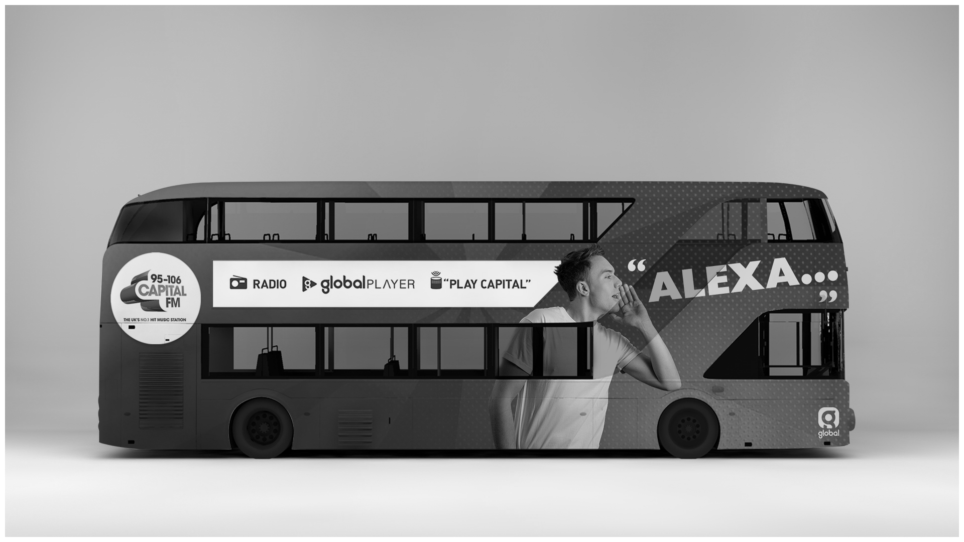 Capital Wrapped Bus