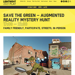 Save the Green - Augmented Reality Mystery Hunt