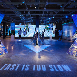 Interactive retail launch adidas X 2020