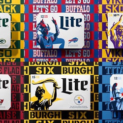 Celebrating fans of NFL with Miller Lite