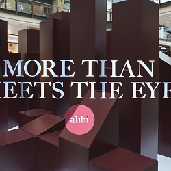 Alibi Brand Campaign Installation