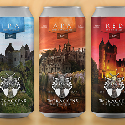 McCrackens Brewery Can Labels