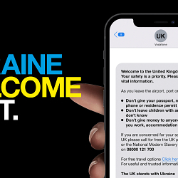 Ukraine Welcome Text