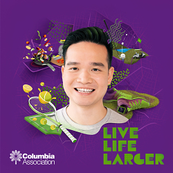 Columbia Association digital collages for Ad campaign